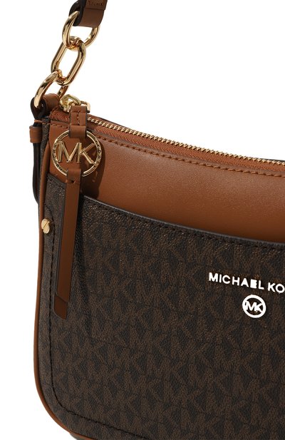 Сумка jet set medium MICHAEL MICHAEL KORS коричневого цвета по цене 25100 руб., арт. 32S1GT9C8B, фото 3 Сумка jet set medium MICHAEL MICHAEL KORS, арт. 32S1GT9C8B, фото 3
