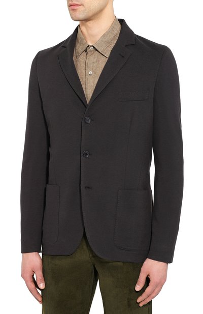 Пиджак из хлопка и шелка LORO PIANA, арт. FAE8388, фото 3