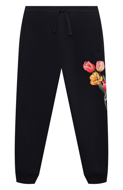 Хлопковые джоггеры DOLCE & GABBANA, арт. L5JPE4/G7NNZ