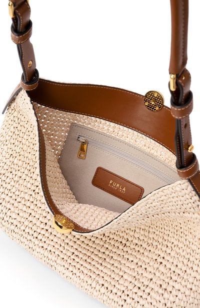 Сумка furla sfera soft large FURLA светло-бежевого цвета по цене 42500 руб., арт. WB01716/BX3945, фото 5 Сумка furla sfera soft large FURLA, арт. WB01716/BX3945, фото 5