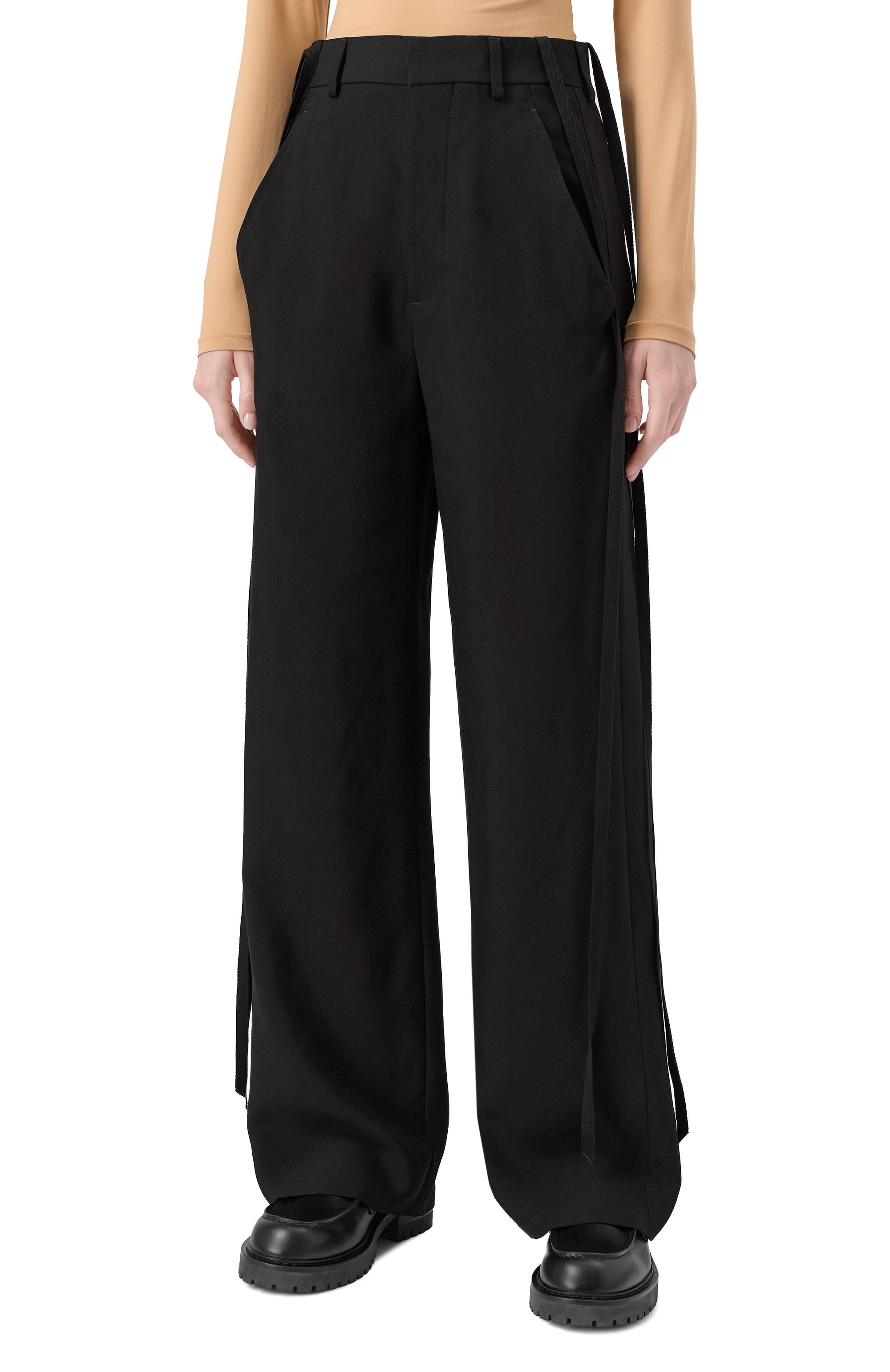 Брюки из вискозы ANN DEMEULEMEESTER, арт. B0010192/FA558, фото 3