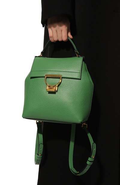 Рюкзак arlettis small COCCINELLE зеленого цвета по цене 35000 руб., арт. E1 MD5 54 01 01, фото 2 Рюкзак arlettis small COCCINELLE, арт. E1 MD5 54 01 01, фото 2