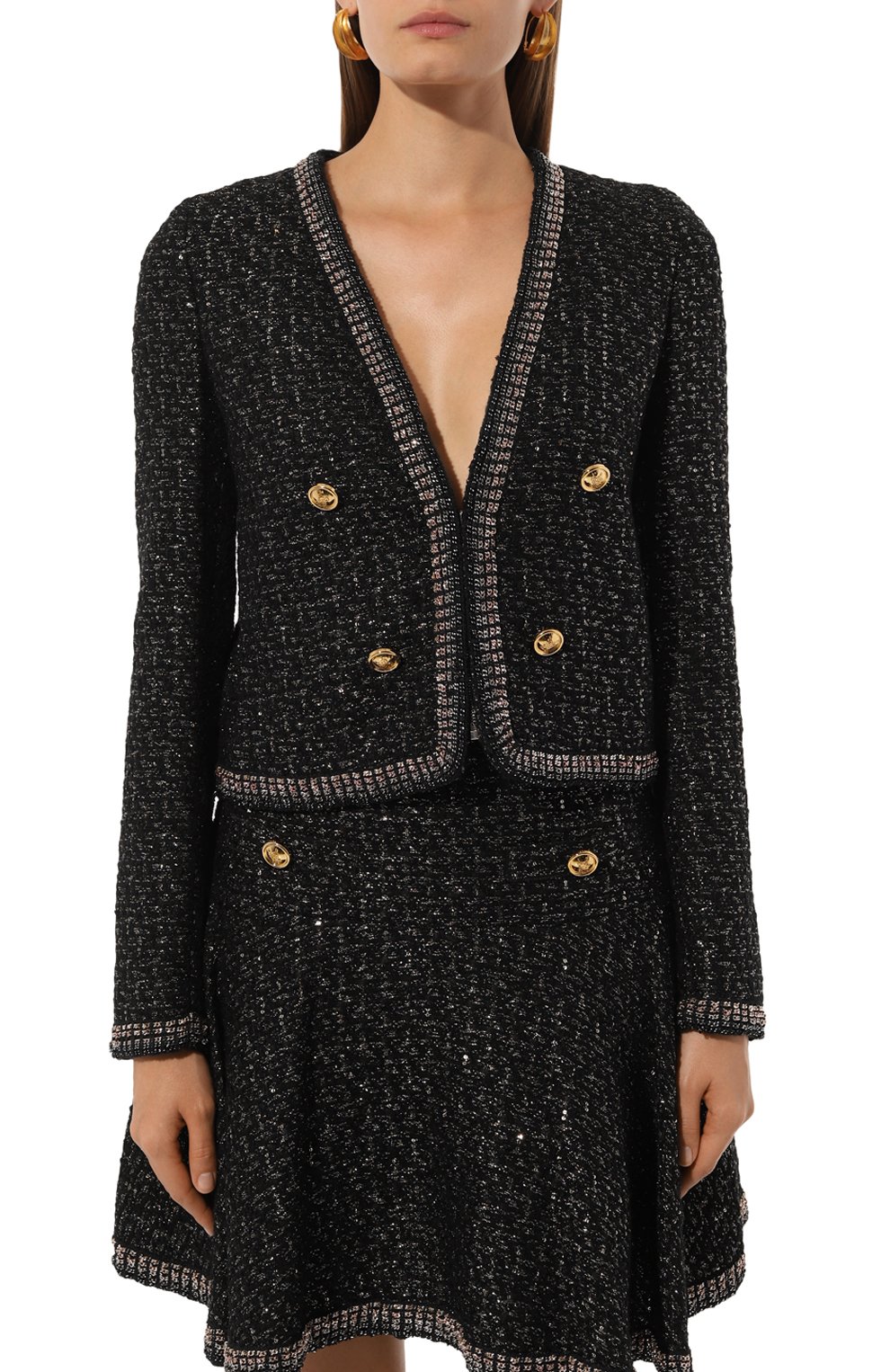 Твидовый жакет GIAMBATTISTA VALLI, арт. 24FWPVCA6142-09UBE, фото 3