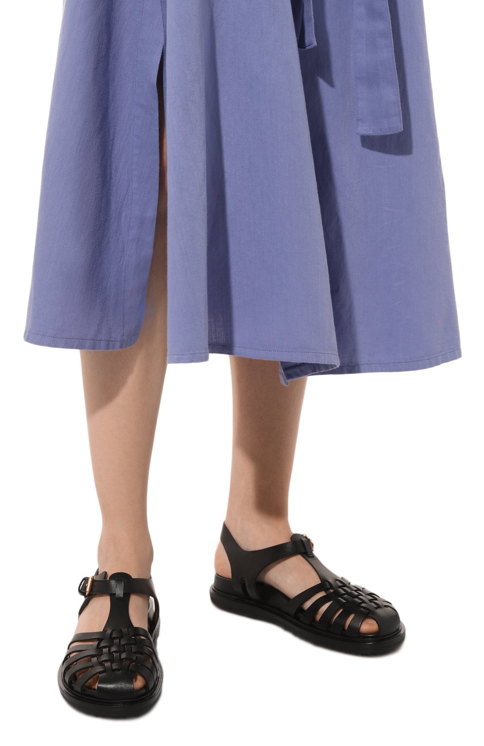 Кожаные сандалии fussbett MARNI, арт. SAMS016901/P5088, фото 3