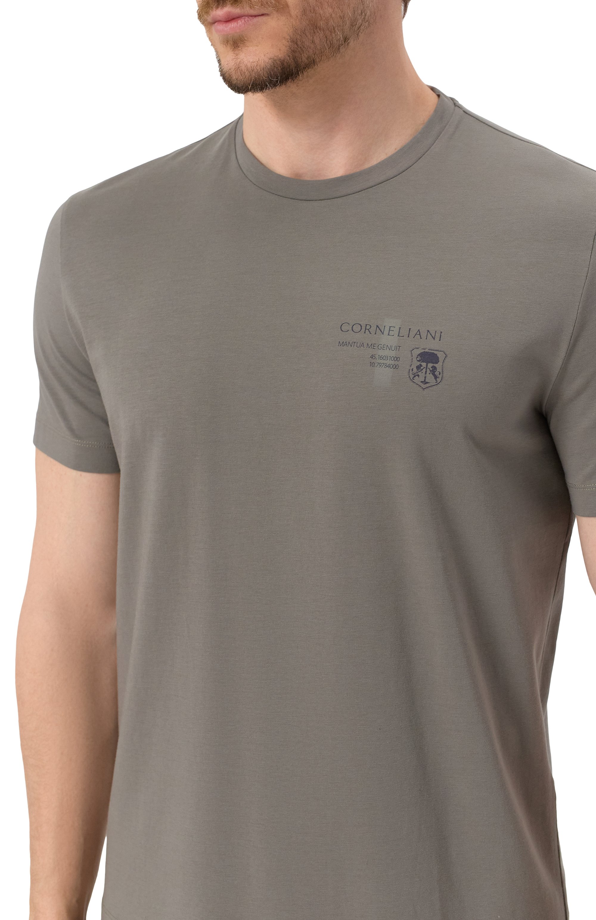 Хлопковая футболка CORNELIANI, арт. 25G580-2525058, фото 5