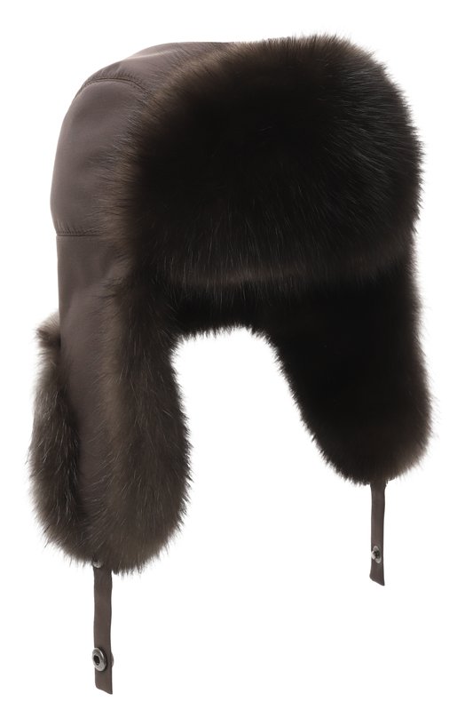 Шапка-ушанка Авиатор с отделкой из соболя Black Sable BS-24004EB/А Коричневый BS-24004EB/А