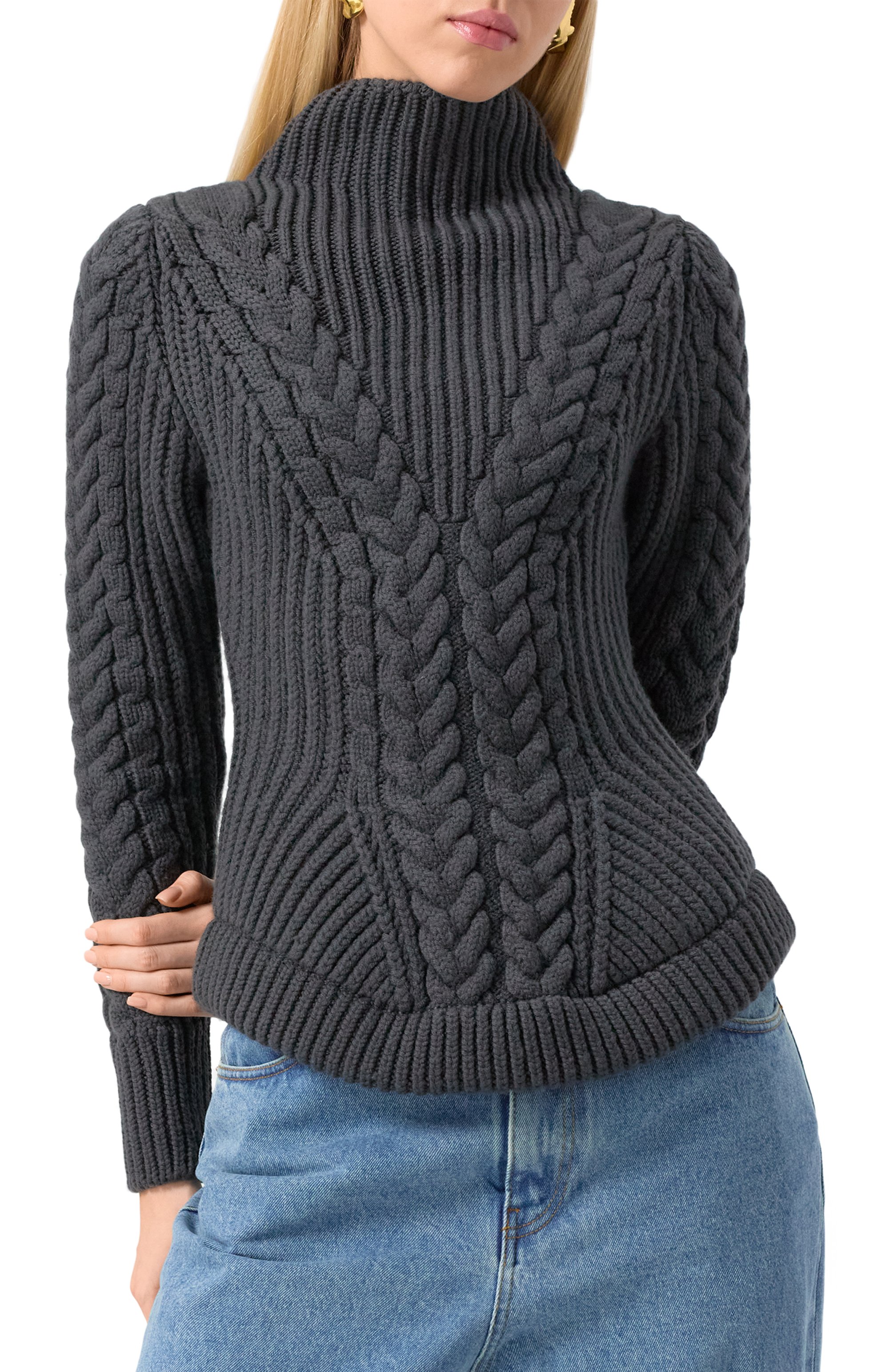 Свитер из шерсти и кашемира NINA RICCI, арт. 24AMPU005/ML0556, фото 3