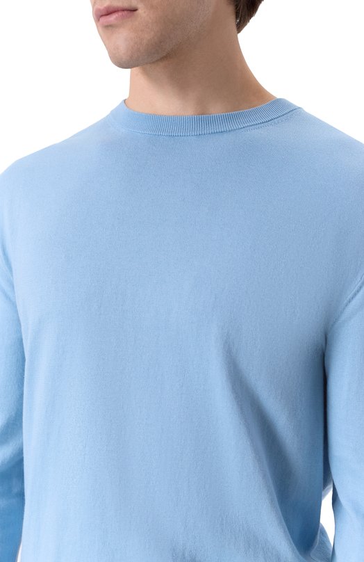 Хлопковый джемпер MVST MS61-653MU Голубой  MS61-653MU Фото 5