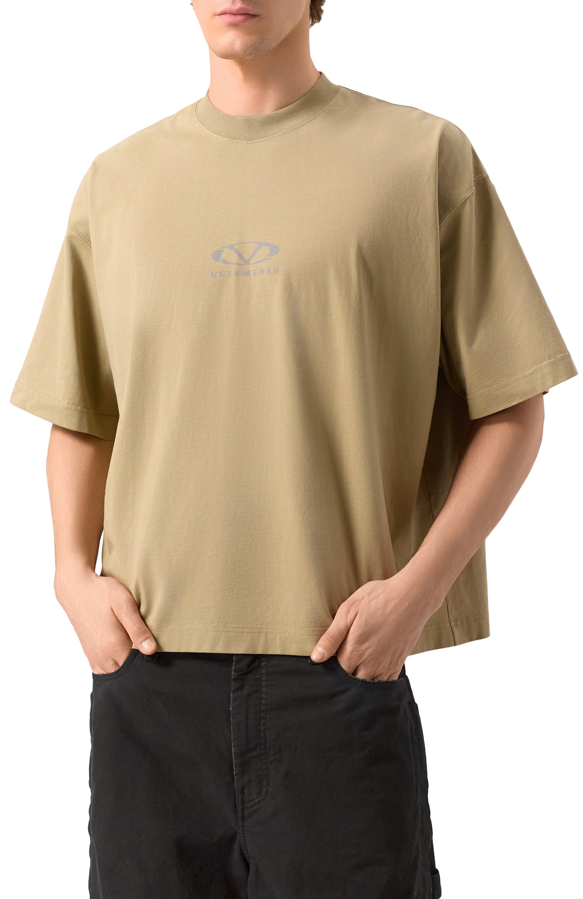Хлопковая футболка VETEMENTS, арт. UA66TR600T, фото 3