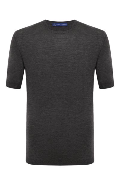 Мужской джемпер из шерсти и шелка ANDREA CAMPAGNA, арт. TS0MC/LSC18R