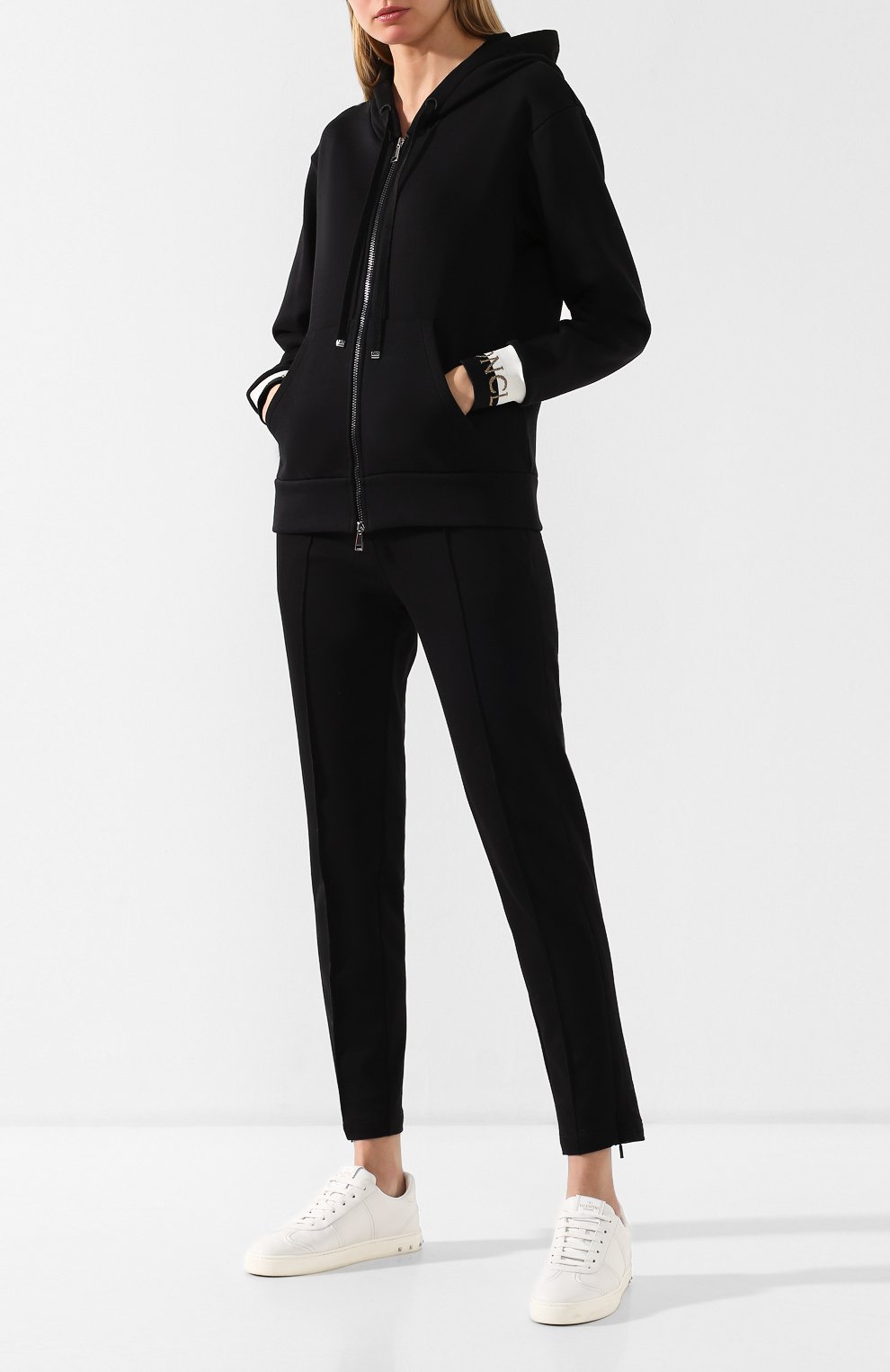 Хлопковые брюки MONCLER, арт. E1-093-87519-00-809AB, фото 2
