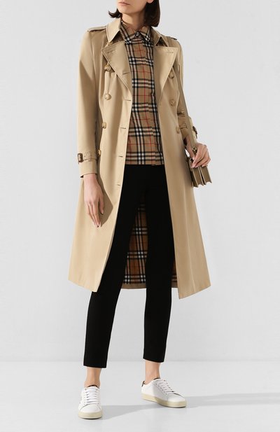 Хлопковая рубашка eleonora BURBERRY, арт. 8025823, фото 2