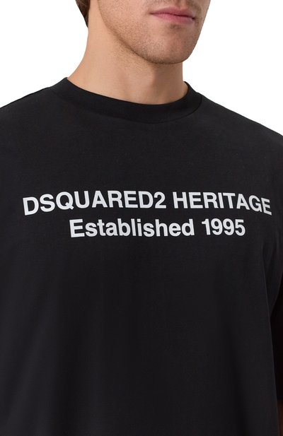 Хлопковая футболка DSQUARED2, арт. S74GD1456/D20020, фото 5