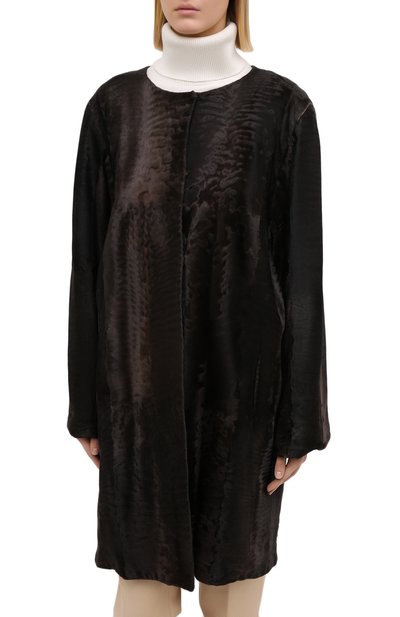 Шуба из свакары YVES SALOMON, арт. 6WTM96195BREX, фото 3