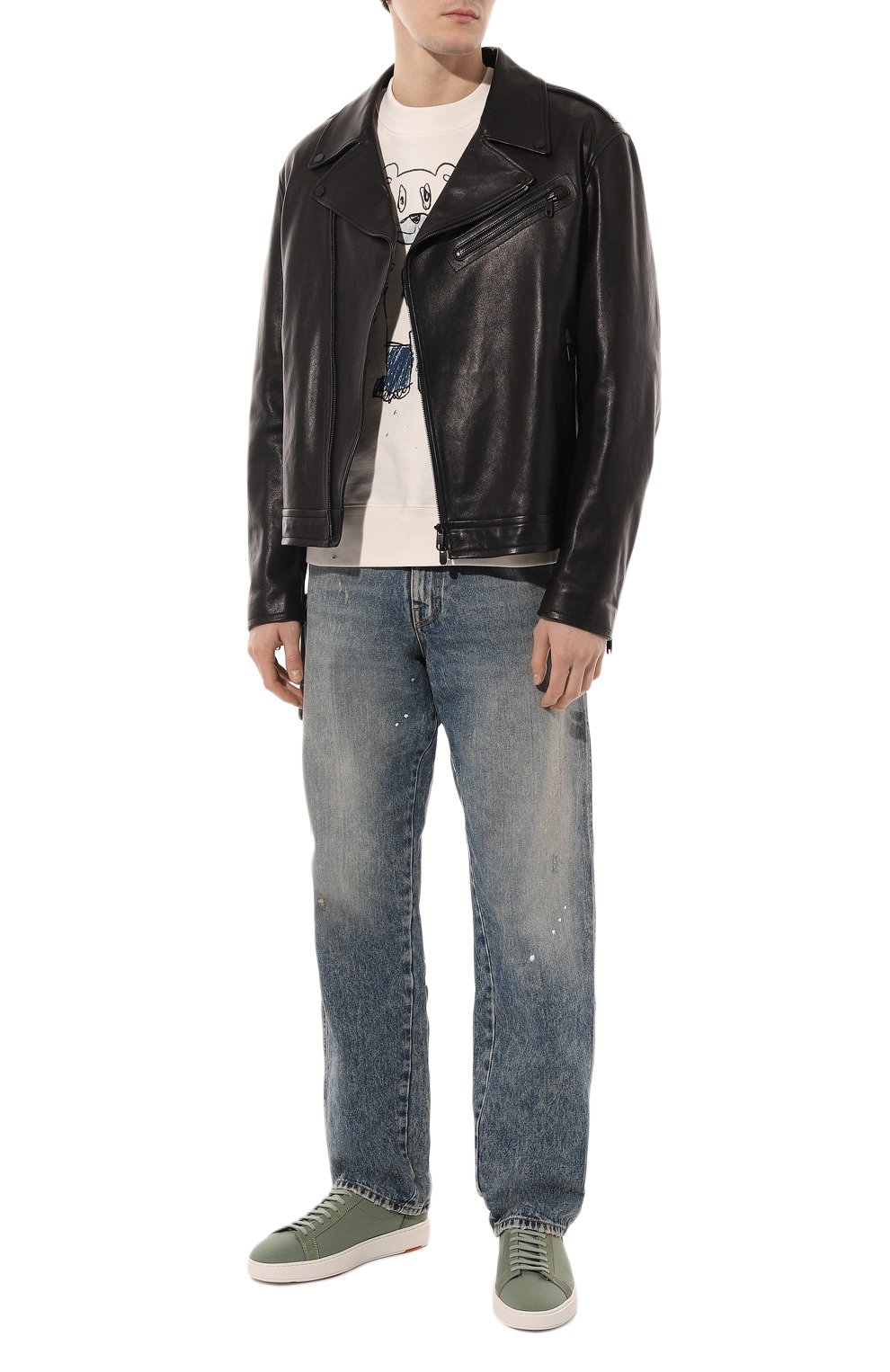 Текстильные кеды cleanic SANTONI, арт. MBCC21540BARCSB3G41, фото 2