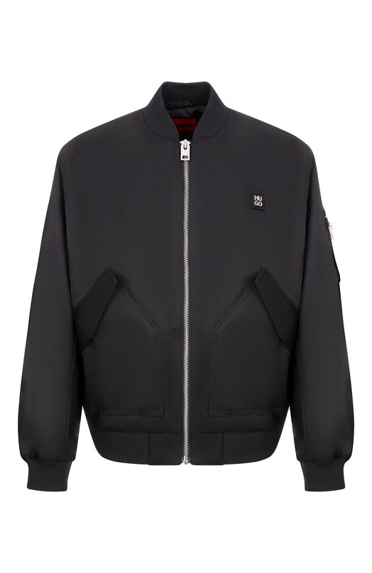 Утепленный бомбер HUGO 50552650 Чёрный 50552650