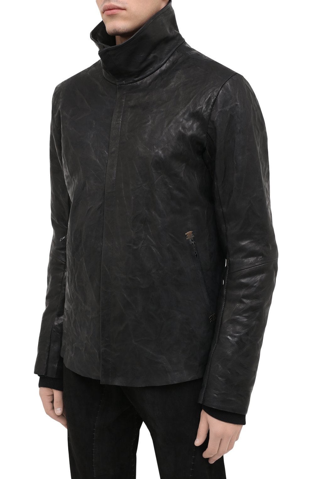 Кожаная куртка ISAAC SELLAM, арт. FUMISTE-CRASSE-P0UILLE, фото 4