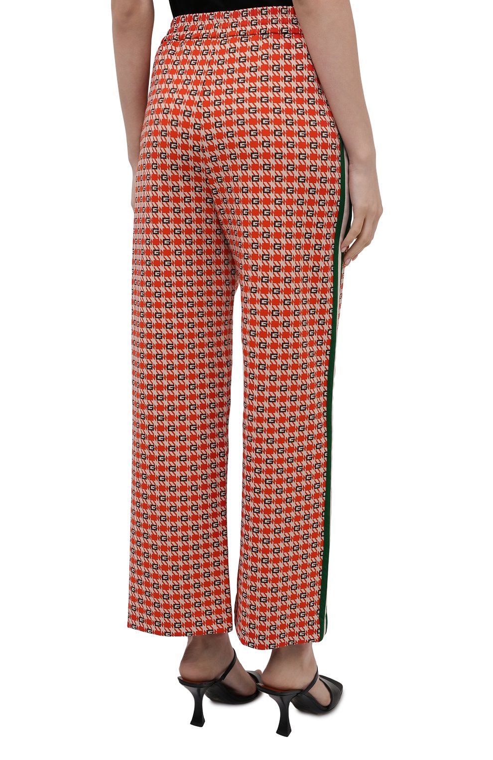 Брюки GUCCI красного цвета по цене 89950 руб., арт. 644627/XJC23, фото 4 Брюки GUCCI, арт. 644627/XJC23, фото 4