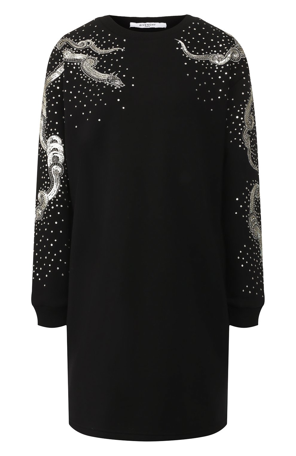 Хлопковое платье GIVENCHY черного цвета по цене 155000 руб., арт. BW20DGG0E1, фото 1 Хлопковое платье GIVENCHY, арт. BW20DGG0E1, фото 1