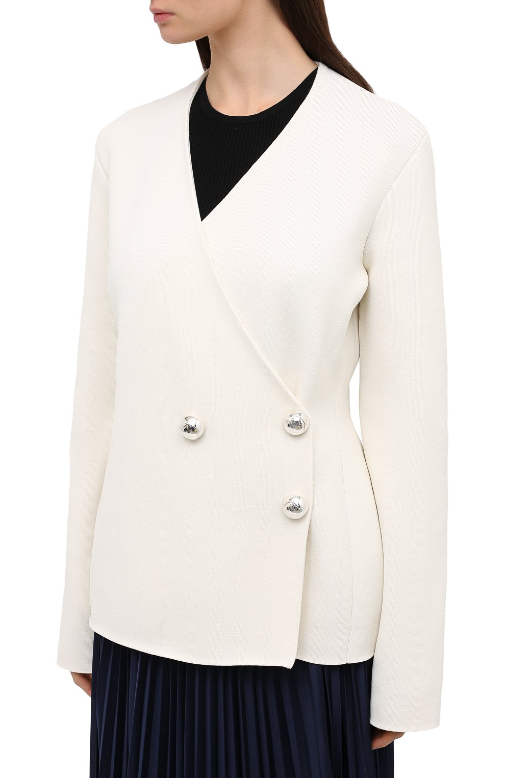 Кардиган из шерсти и вискозы JIL SANDER, арт. JSPR754083-WRY39038, фото 3