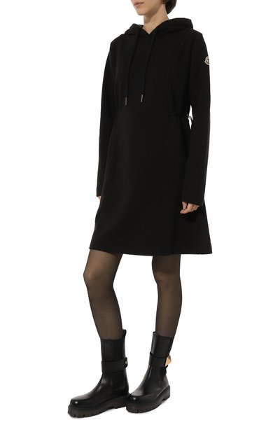 Хлопковое платье MONCLER, арт. 8I000-10-899RB, фото 2