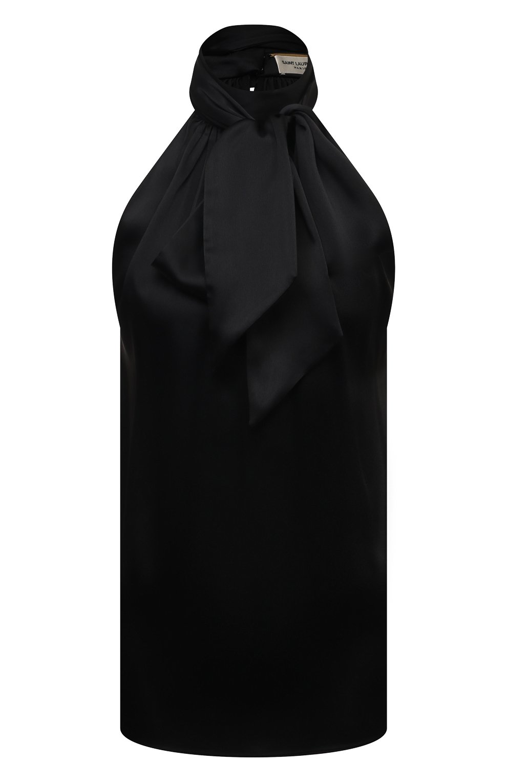 Топ SAINT LAURENT черного цвета по цене 120500 руб., арт. 652320/Y3C67, фото 1 Топ SAINT LAURENT, арт. 652320/Y3C67, фото 1