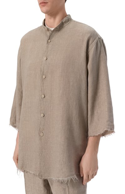 Льняная рубашка INLINUM, арт. VALENTIN0 3/4/BAIA, фото 3