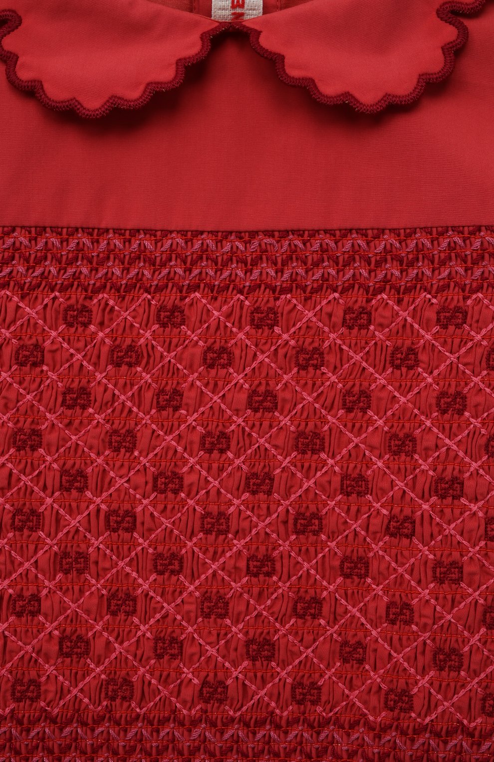 Хлопковое платье GUCCI, арт. 615241 ZAEFF, фото 3