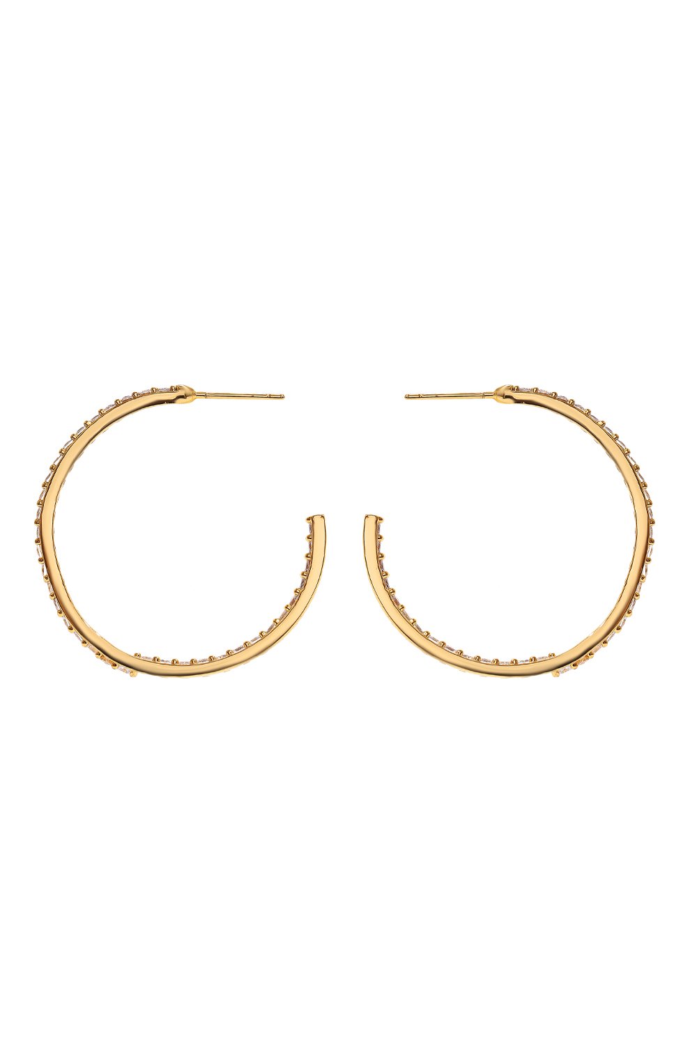 Серьги CRYSTAL HAZE, арт. FR0M THE BL0CK H00PS SMALL, фото 1