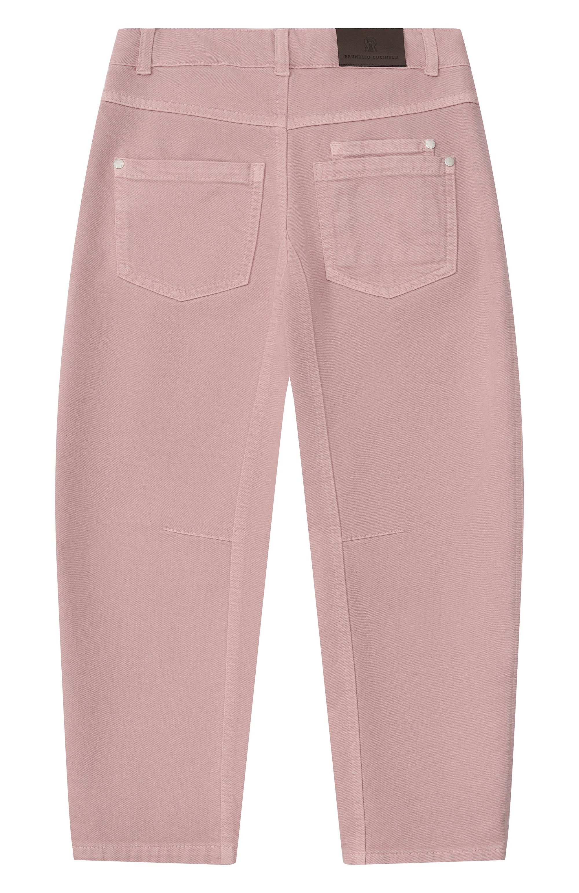 Джинсы BRUNELLO CUCINELLI розового цвета по цене 55550 руб., арт. B0H43P648C, фото 2 Джинсы BRUNELLO CUCINELLI, арт. B0H43P648C, фото 2