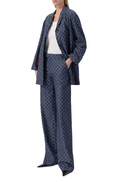 Джинсы GUCCI темно-синего цвета по цене 158000 руб., арт. 875442/XDDG3, фото 2 Джинсы GUCCI, арт. 875442/XDDG3, фото 2