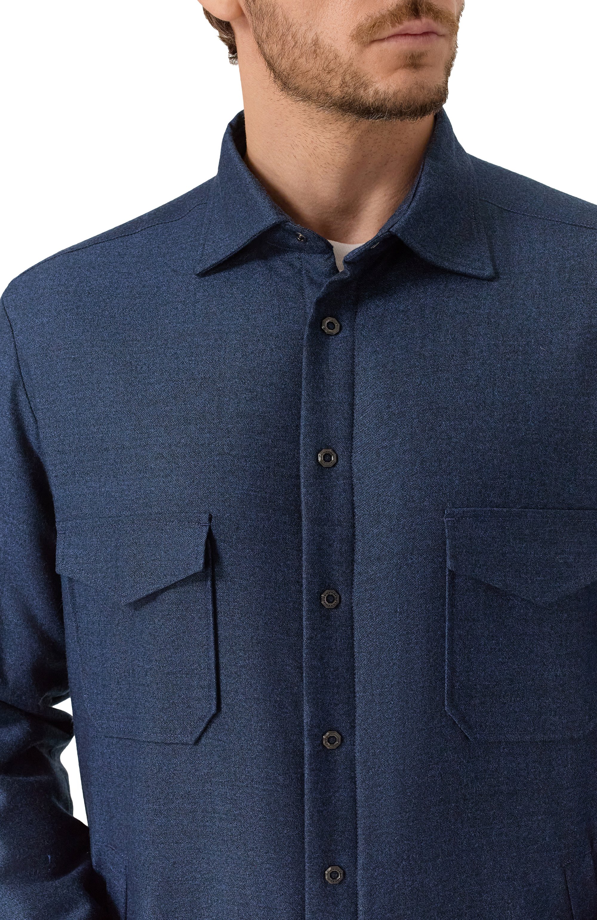 Шерстяная рубашка STEFANO RICCI, арт. MC008053/RD3001, фото 5