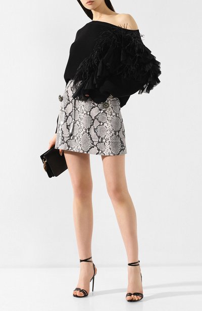 Кожаная мини-юбка N21, арт. 19E N2P0/ZC11/6800, фото 2