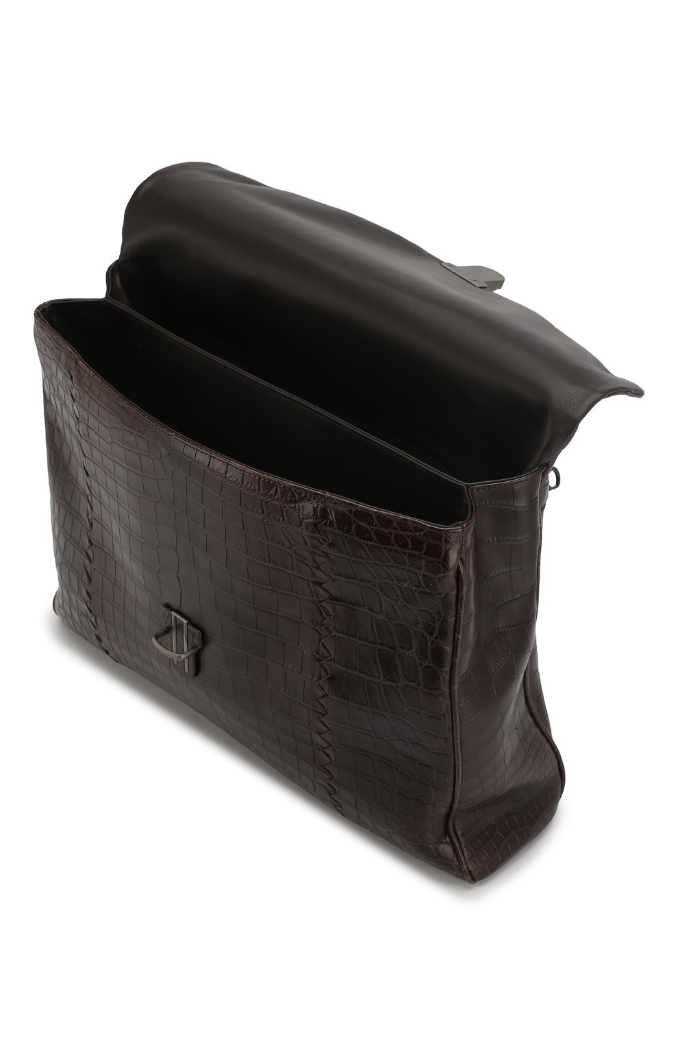 Портфель из кожи крокодила BOTTEGA VENETA, арт. 113095/V4250/CNIL, фото 4