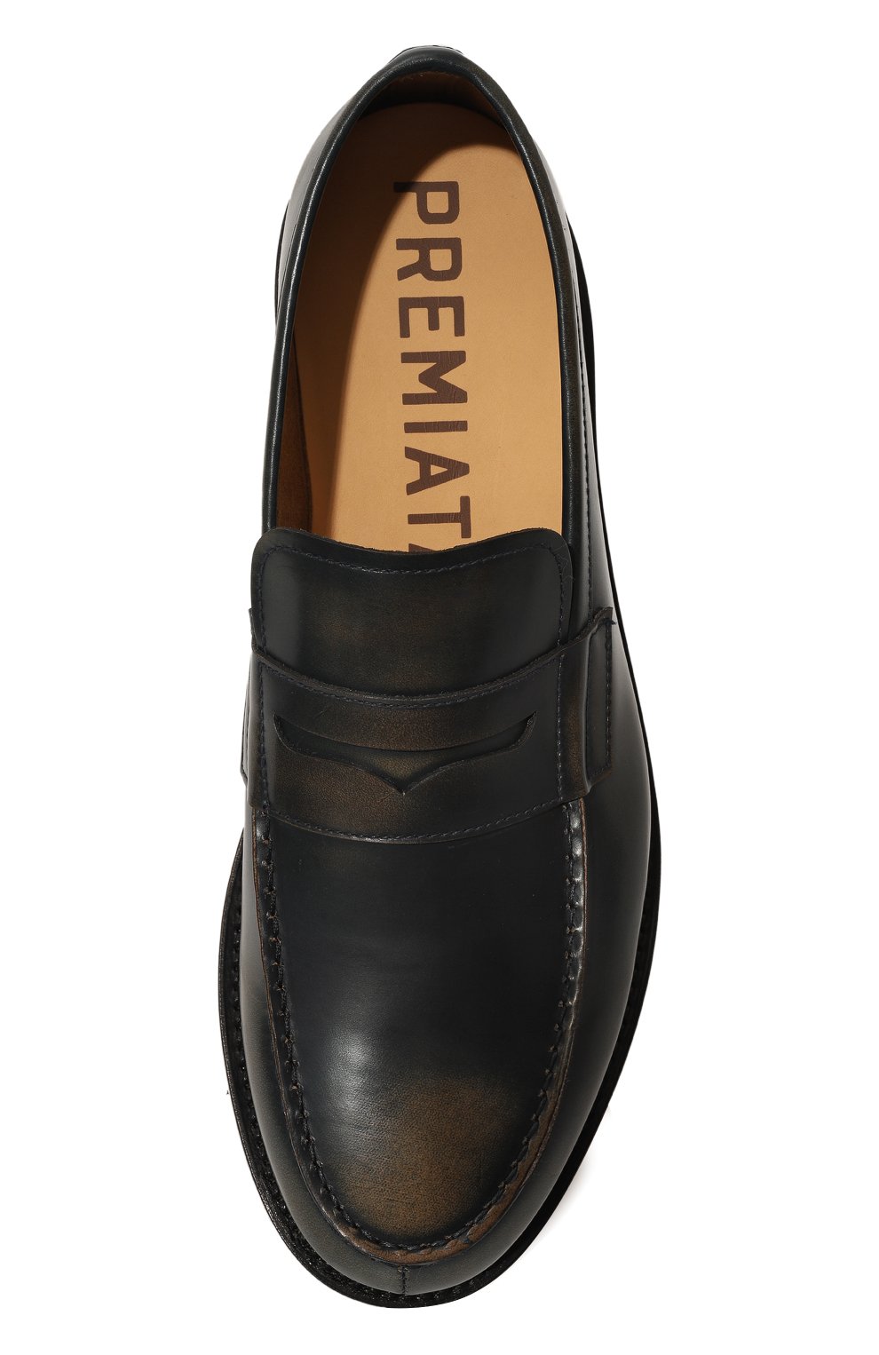 Кожаные пенни-лоферы PREMIATA, арт. 32050/NATUR, фото 6