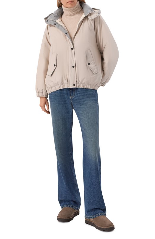 Пуховик Brunello Cucinelli MG5017852 Кремовый  MG5017852 Фото 2