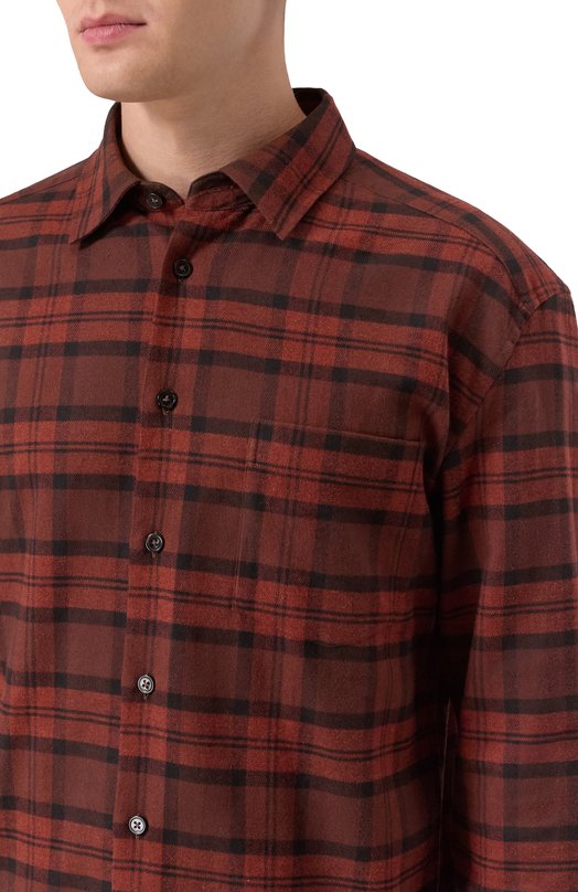 Хлопковая рубашка 12 STOREEZ 133406 Красный  133406 Фото 5