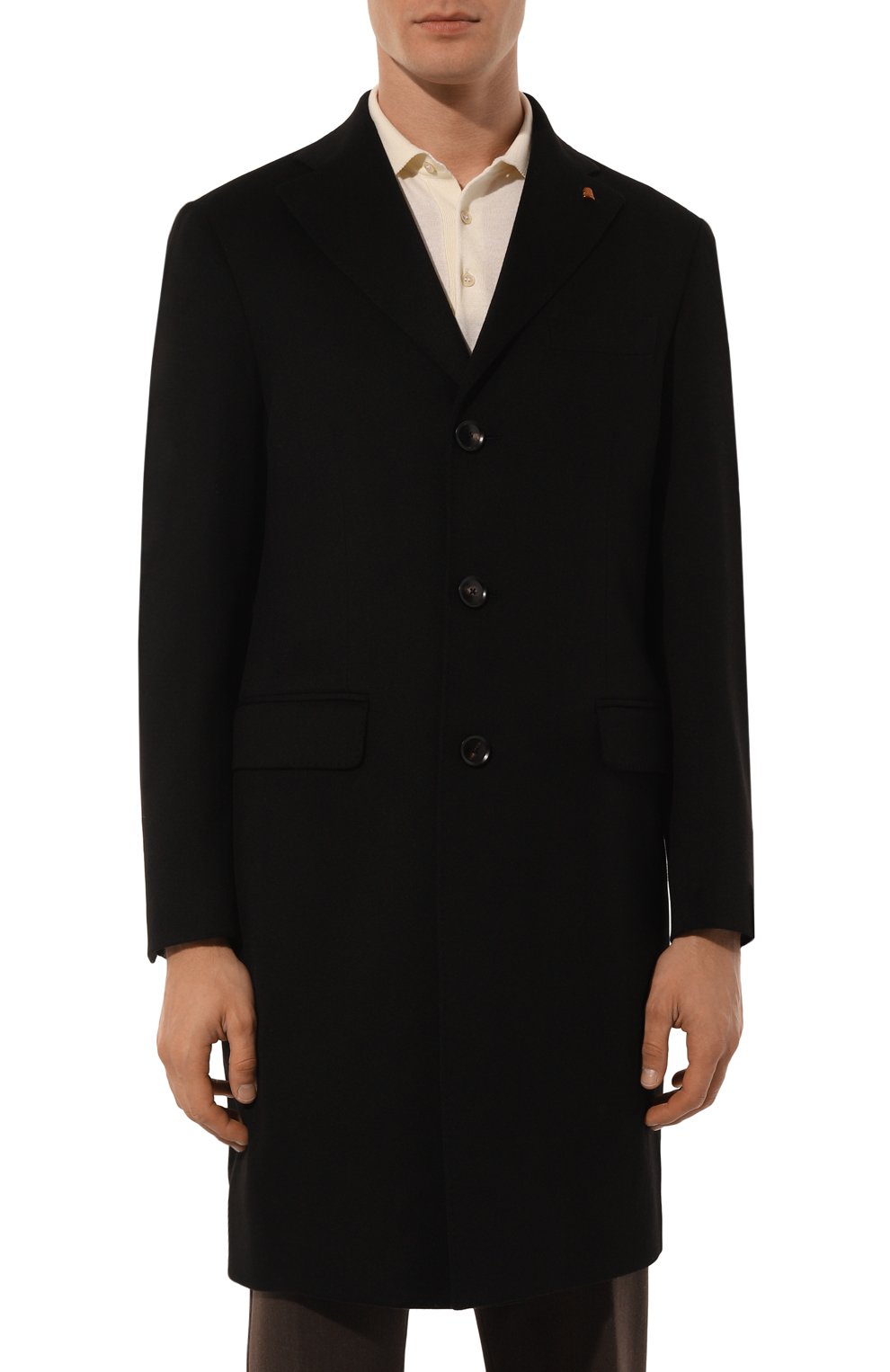Кашемировое пальто SARTORIA LATORRE черного цвета по цене 184500 руб., арт. A0STA/UG074X, фото 3 Кашемировое пальто SARTORIA LATORRE, арт. A0STA/UG074X, фото 3