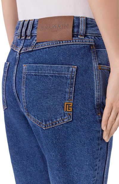 Джинсы BALMAIN синего цвета по цене 104500 руб., арт. HF1MI071/DG08, фото 5 Джинсы BALMAIN, арт. HF1MI071/DG08, фото 5