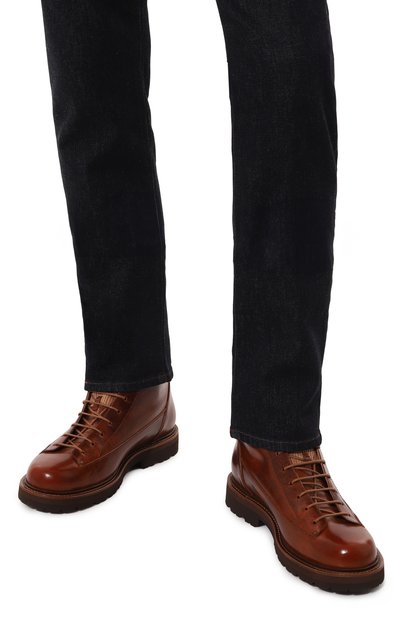 Кожаные ботинки urban outdoor BRUNELLO CUCINELLI, арт. MZUWXPW717, фото 3