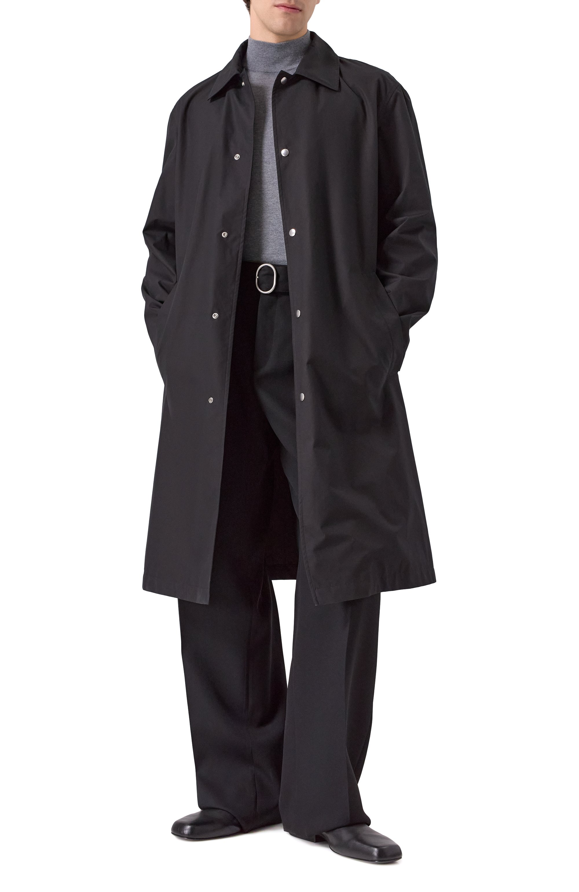 Хлопковый плащ JIL SANDER, арт. J23AA0007-J45026, фото 2