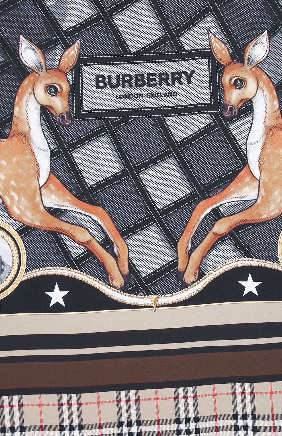 Шелковый платок BURBERRY, арт. 8045972, фото 4