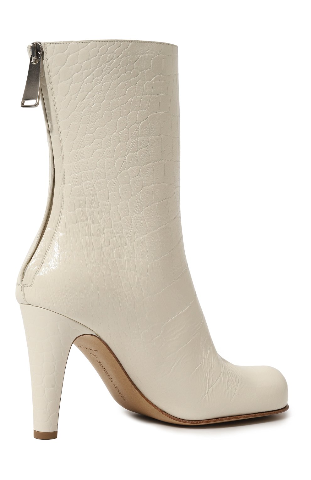 Кожаные ботильоны bloc BOTTEGA VENETA, арт. 667216/V1000, фото 5