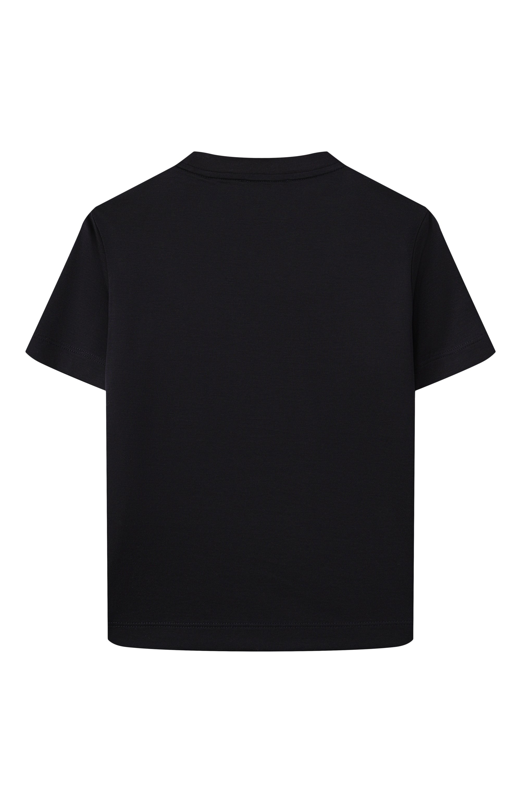 Футболка из лиоцелла и хлопка EMPORIO ARMANI темно-синего цвета по цене 12750 руб., арт. EB000266/AF10127, фото 2 Футболка из лиоцелла и хлопка EMPORIO ARMANI, арт. EB000266/AF10127, фото 2