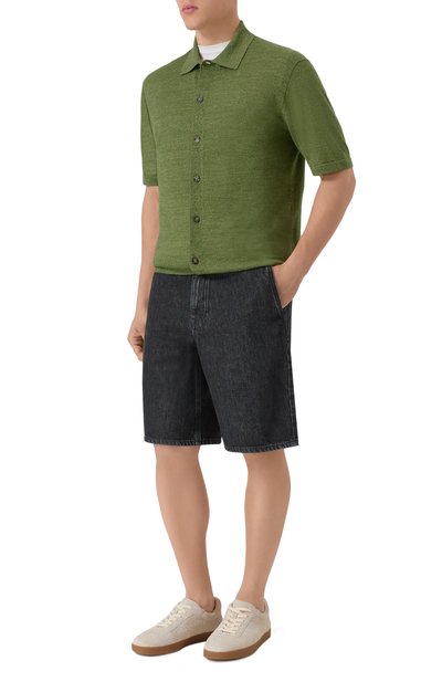 Рубашка из шерсти и льна 12 STOREEZ, арт. 131409, фото 2