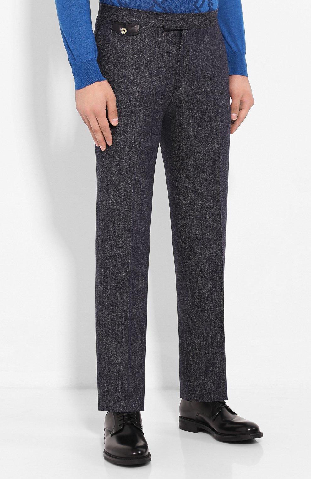 Шерстяные брюки ZILLI, арт. M0S-40-38P-B6427/0001, фото 3