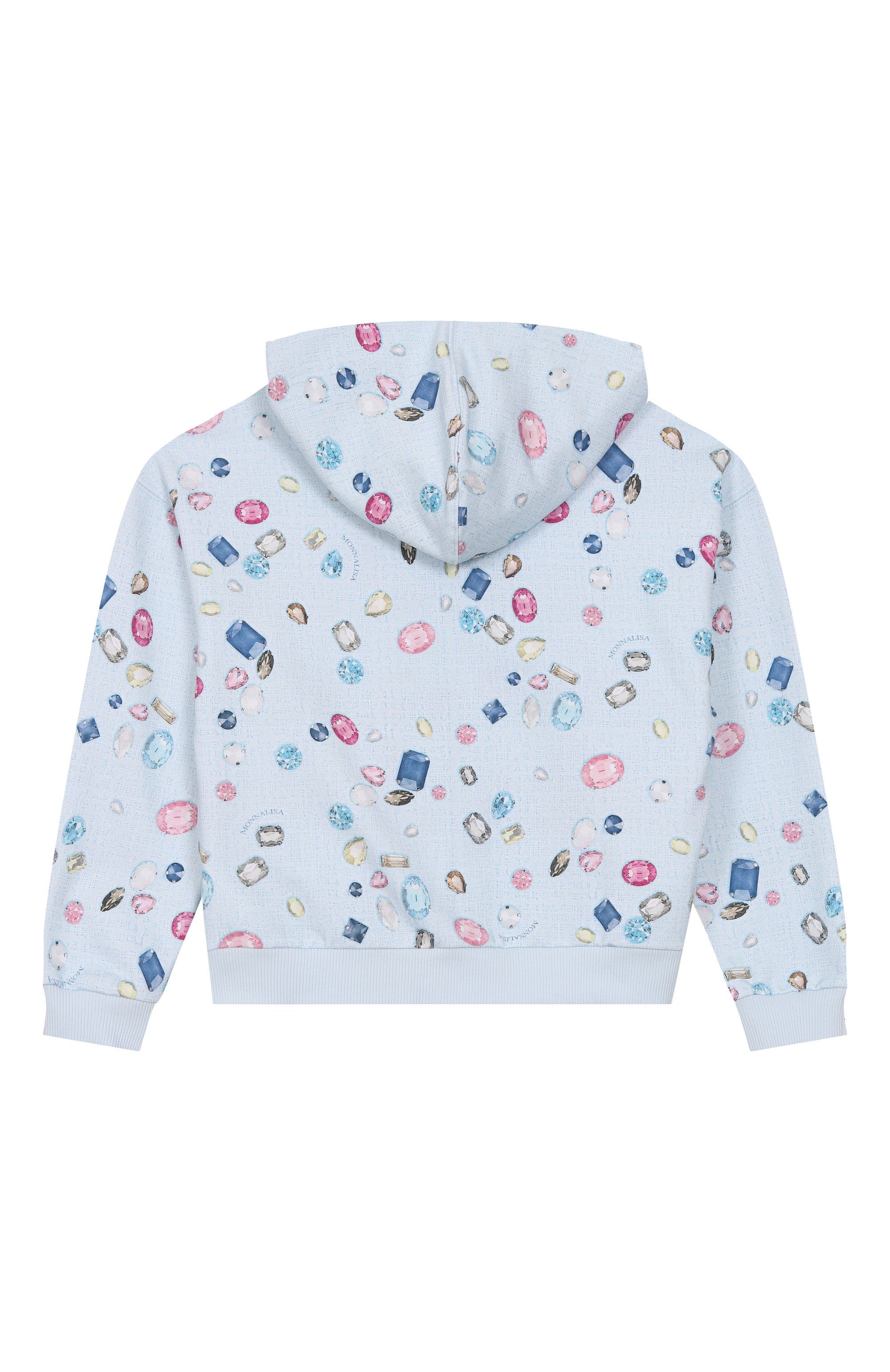 Хлопковая толстовка MONNALISA, арт. 19F803, фото 2