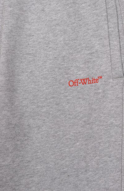 Хлопковые джоггеры OFF-WHITE, арт. 0BCH001S25FLE001/4-12, фото 3