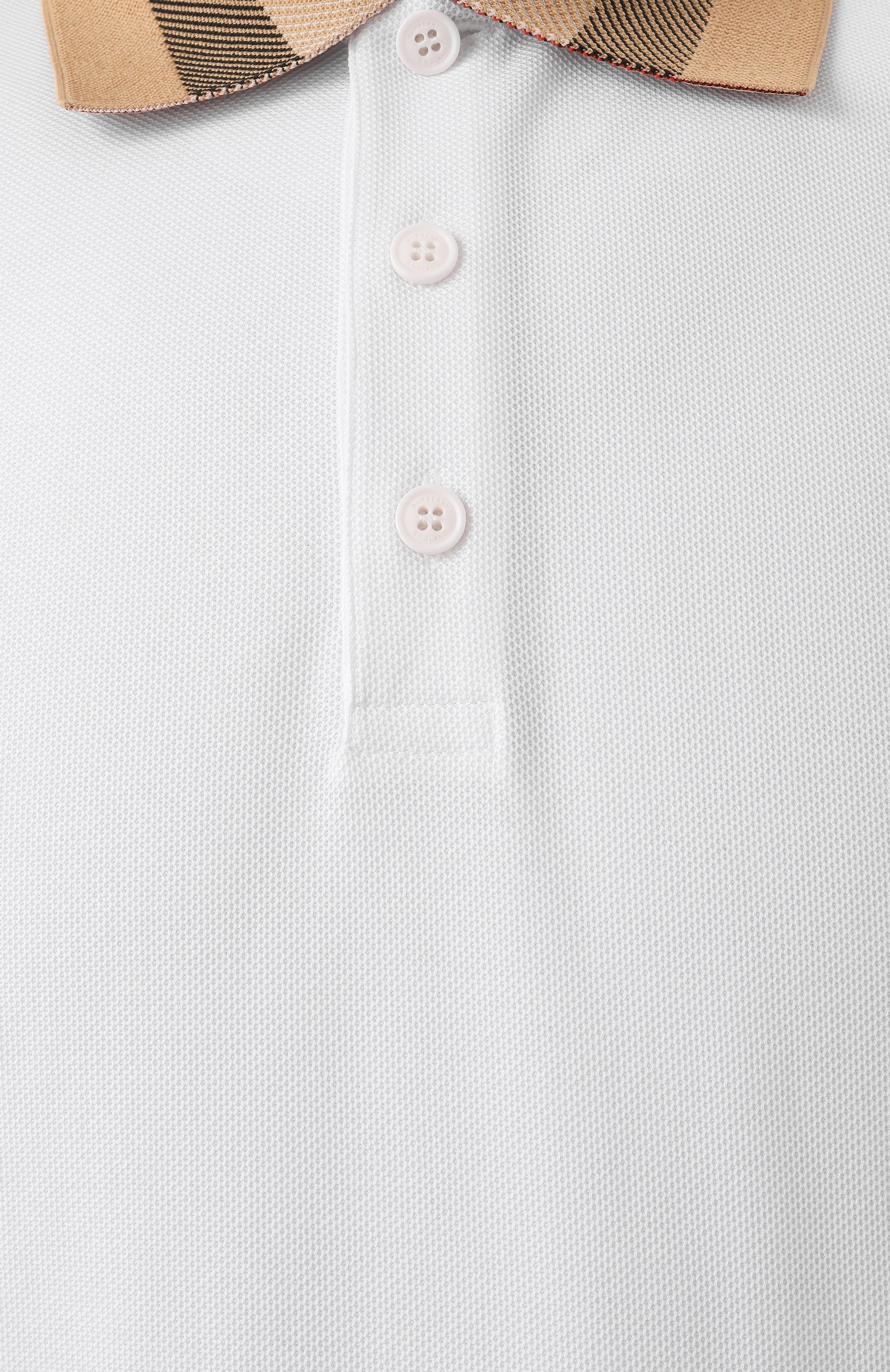 Хлопковое поло BURBERRY, арт. 8071621, фото 6