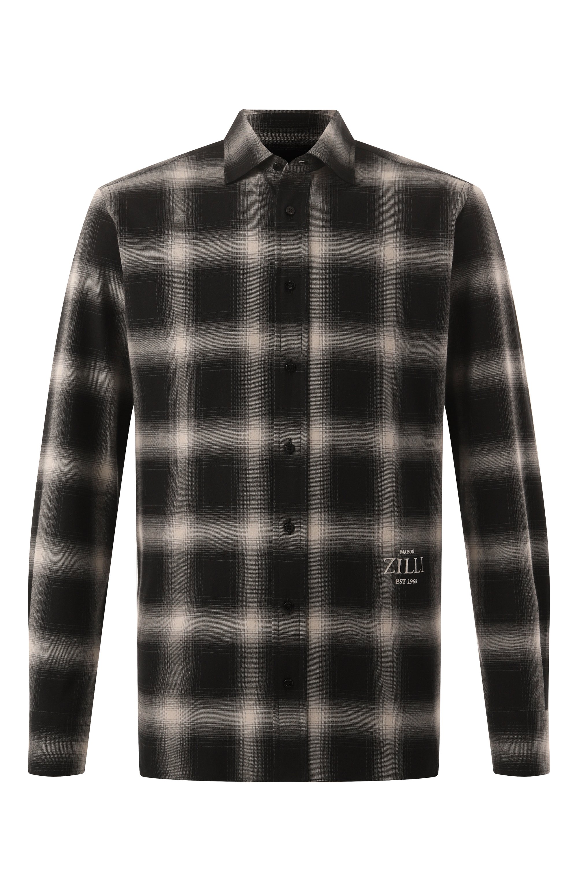 Хлопковая рубашка ZILLI, арт. SP0R01M012360080Q, фото 1